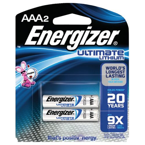 ENERGIZER E2 LITHIUM L92BP-2 Lithium Photo Batteries (AAA; 2 pk)