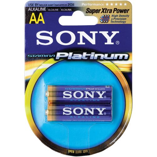 SONY AM3PT-B2A Platinum Alkaline Battery Blister Multipacks (AA; 2 pk)