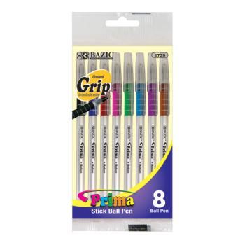 BAZIC Prima Fashion Colors Stick Pen Case Pack 144