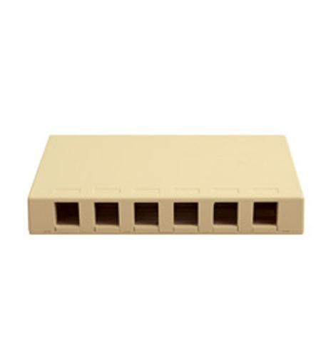 IC107SB6IV- Surface Box 6 PT IVORY