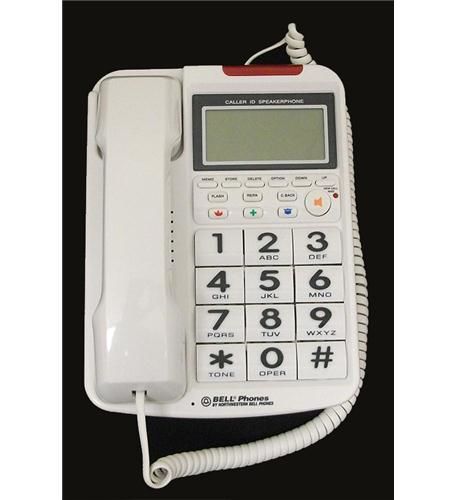 Big Button w/ Caller ID WHITE