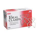 Ideal Clamps, Steel Wire, Small, 1-1/2"", Silver, 50/Box