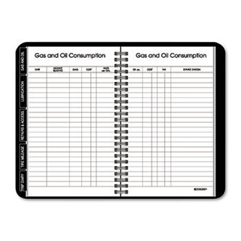 Auto Record Book, Black, 3 3/4 x 6 1/8,