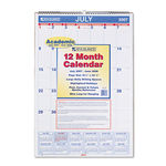 Recycled Monthly Academic Wall Calendar, Wall, 15 1/2"" x 22 3/4"", 2013-2014