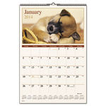 Recycled Puppies Wall Calendar, 15-1/2 x 22-3/4, 2014