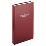 Standard Diary Brand Hardbound 2014 Business Diary, Red, 8 3/16 x 13 7/16