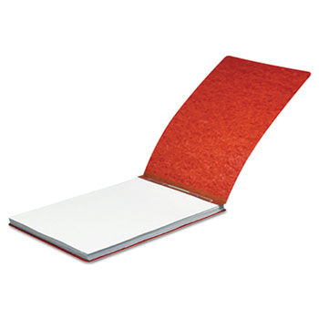 Pressboard Report Cover, Spring Clip, Letter, 2"" Capacity, Earth Red