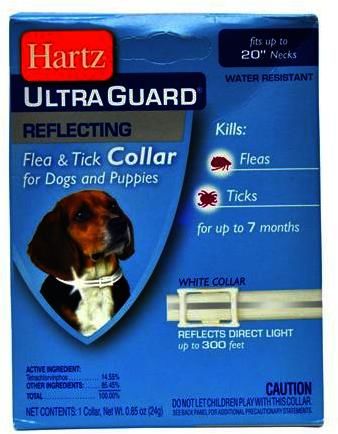 Hartz UltraGuard Reflecting Flea & Tick Collar for Dogs and Puppies. Case Pack 6