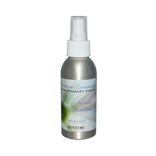 Aura Cacia Precious Essentials Aromatherapy Spritz Sensual Jasmine - 4 oz