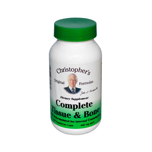 Christopher's Complete Tissue and Bone - 440 mg - 100 Vegetarian Capsules