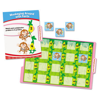 CenterSOLUTIONS Math File Folder Games, Grade 3