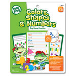 SmartDudes LeapFrog Activity Book, Colors/Shapes/Numbers, Dry Erase, 16 Pages