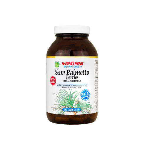 Nature's Herbs Saw Palmetto Berries - 600 mg - 250 Capsules