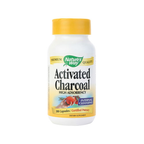 Nature's Way Activated Charcoal Hi Pot - 100 Caps