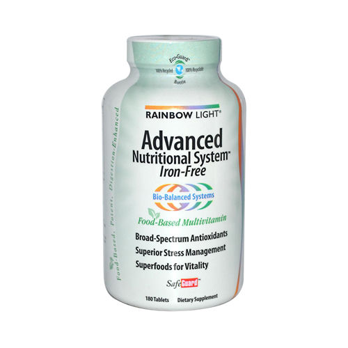 Rainbow Light Advanced Nutritional System Iron-Free Multivitamin - 180 Tablets