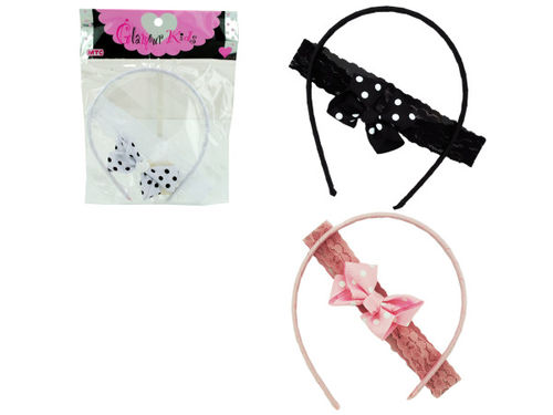 polka dot headband set 3 assorted