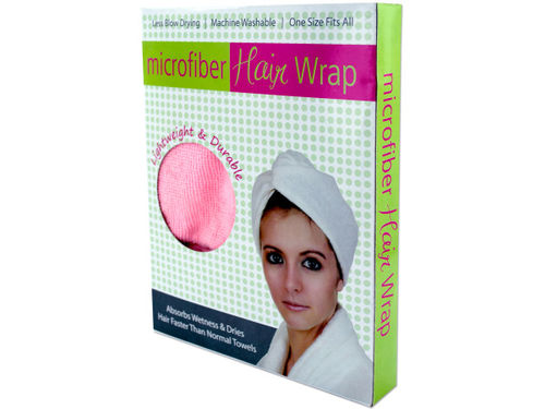 Microfiber hair wrap