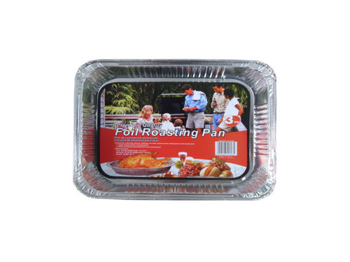 Foil roasting pan, 3 pieces