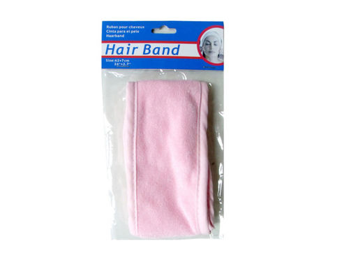 Terry cloth headband