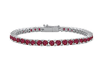 GF Bangkok Tennis Bracelet  .925 Sterling Silver - 3.00 CT TGW