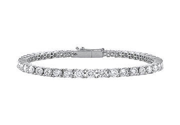 Diamond Tennis Bracelet  14K White Gold 1.50 CT Diamonds