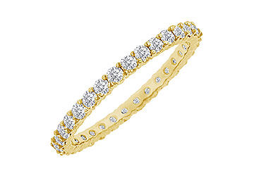 Diamond Eternity Bangle  18K Yellow Gold - 6.00 CT Diamonds