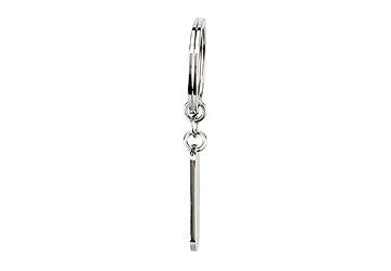 Stainless Steel Dallas Cowboys Logo Keychain - 34.75MM X 19.75MM