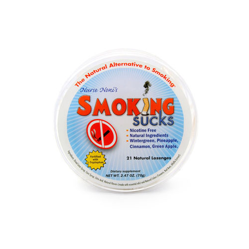 Three Lollies Lozenges - Smoking Sucks - 5.06 oz