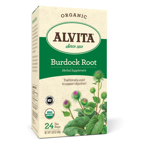 Alvita Teas Burdock Root Tea - Organic - 24 Tea Bags