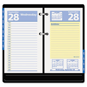 QuickNotes Recycled Desk Calendar Refill, 3 1/2"" x 6"", 2014