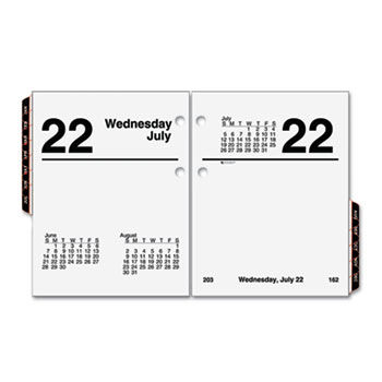 Recycled Compact Desk Calendar Refill, 3"" x 3 3/4"", 2014