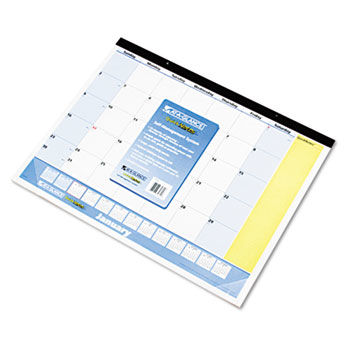 QuickNotes Recycled Desk Pad, 22"" x 17"", 2014-2015