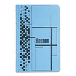 Record Ledger Book, Blue Cloth Cover, 500 7 1/2 x 12 Pages