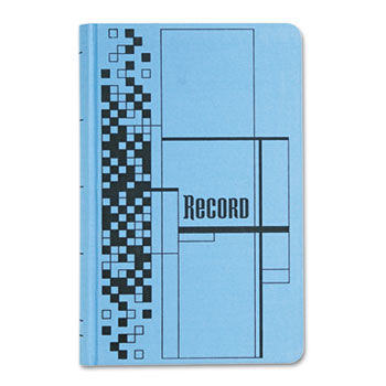 Record Ledger Book, Blue Cloth Cover, 500 7 1/2 x 12 Pages