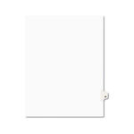 Avery-Style Legal Side Tab Divider, Title: 21, Letter, White, 25/Pack