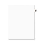 Avery-Style Legal Side Tab Divider, Title: 28, Letter, White, 25/Pack