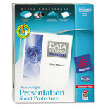 Top-Load Poly Sheet Protectors, Hvy Gauge, Letter, Diamond Clear, 100/Box