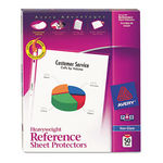 Top-Load Poly Sheet Protectors, Heavy Gauge, Letter, Nonglare, 50/Box