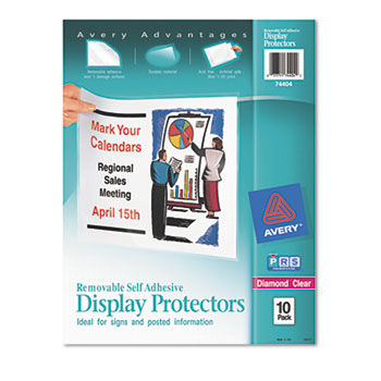 Top-Load Display Sheet Protectors, Letter, 10/Pack