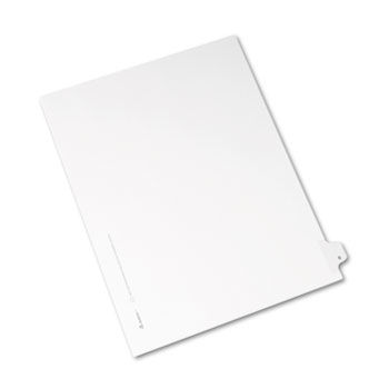 Allstate-Style Legal Side Tab Divider, Title: B, Letter, White, 25/Pack