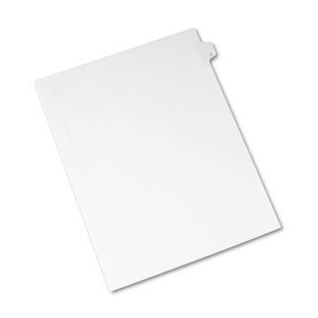 Allstate-Style Legal Side Tab Divider, Title: C, Letter, White, 25/Pack