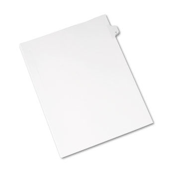 Allstate-Style Legal Side Tab Divider, Title: D, Letter, White, 25/Pack