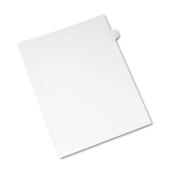 Allstate-Style Legal Side Tab Divider, Title: E, Letter, White, 25/Pack