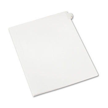 Allstate-Style Legal Side Tab Divider, Title: 2, Letter, White, 25/Pack