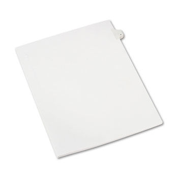 Allstate-Style Legal Side Tab Divider, Title: 4, Letter, White, 25/Pack