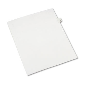 Allstate-Style Legal Side Tab Divider, Title: 7, Letter, White, 25/Pack