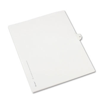 Allstate-Style Legal Side Tab Divider, Title: 14, Letter, White, 25/Pack