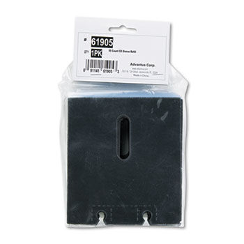 Refill Sleeves for Media Filer, 50/Pack