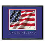 United We Stand"" Framed Motivational Print, 30 x 24