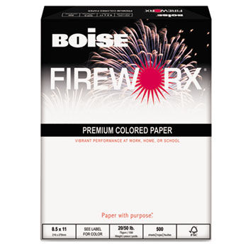 FIREWORX Colored Paper, 20lb, 8-1/2 x 14, Crackling Canary, 500 Sheets/Ream